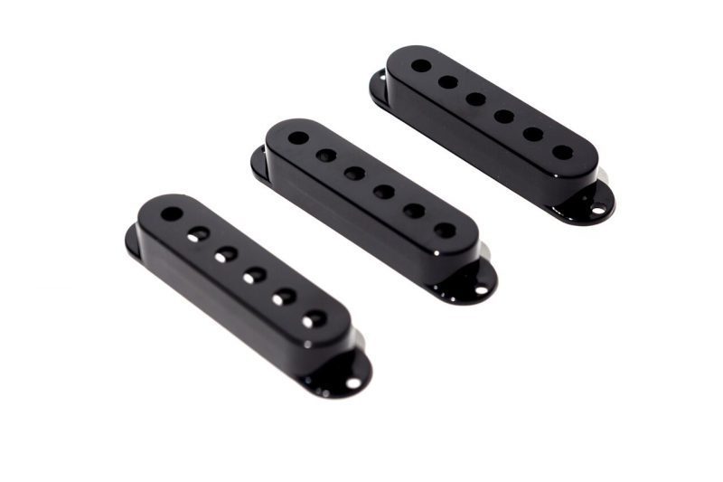 CUBIERTAS PARA PASTILLAS SINGLE COIL NEGRAS