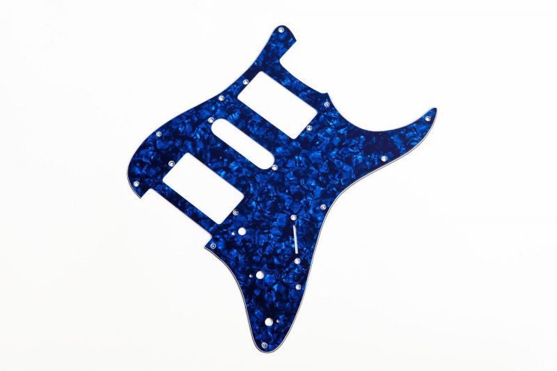 PICKGUARD STRATOCASTER HSH AZUL PERLADO – LIQUIDACIÓN