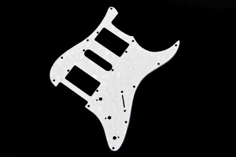 WHITE PEARL STRATOCASTER PICKGUARD HSH