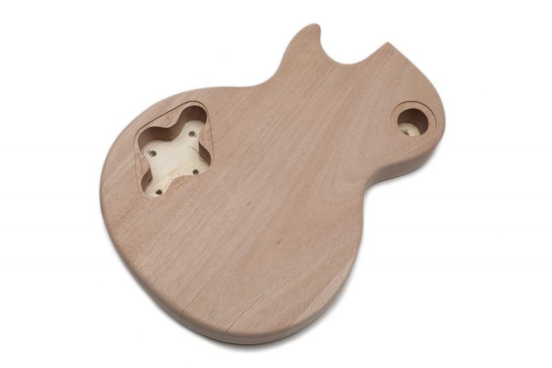 MAHOGANY WITH FLAMED MAPLE TOP LES PAUL GUITAR BODY