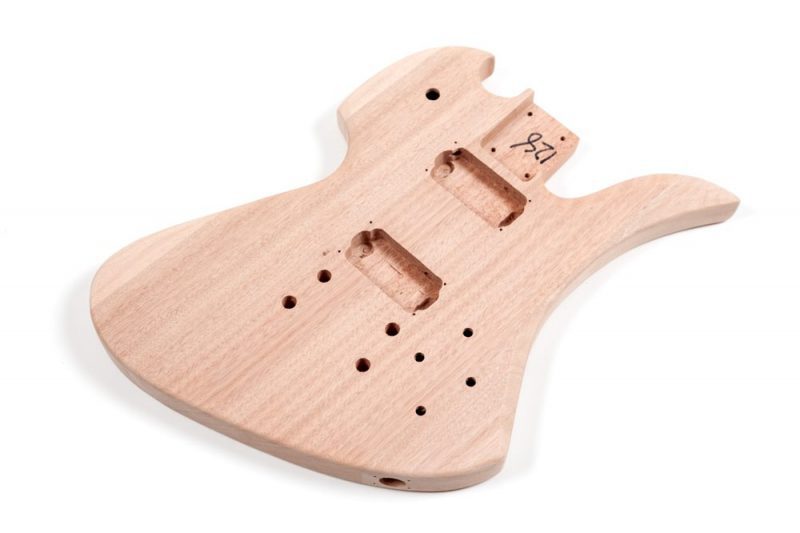 MAHOGANY MOCKINGBIRD GUITAR BODY