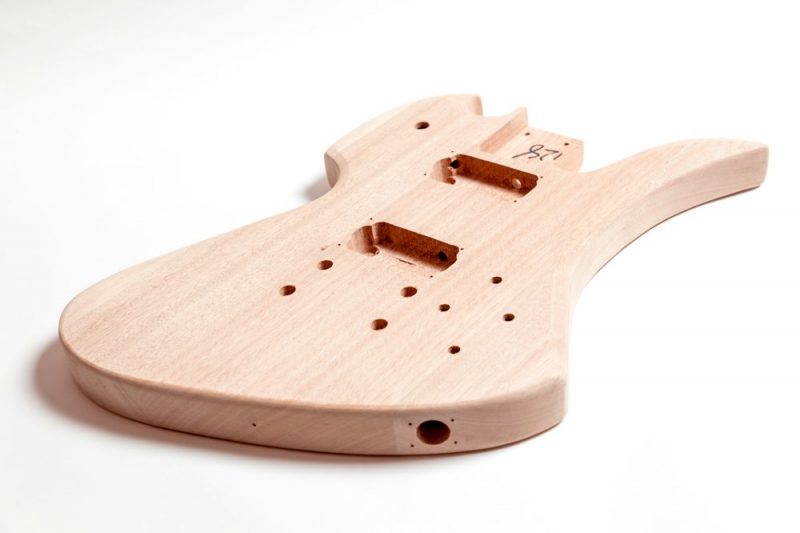 MAHOGANY MOCKINGBIRD GUITAR BODY