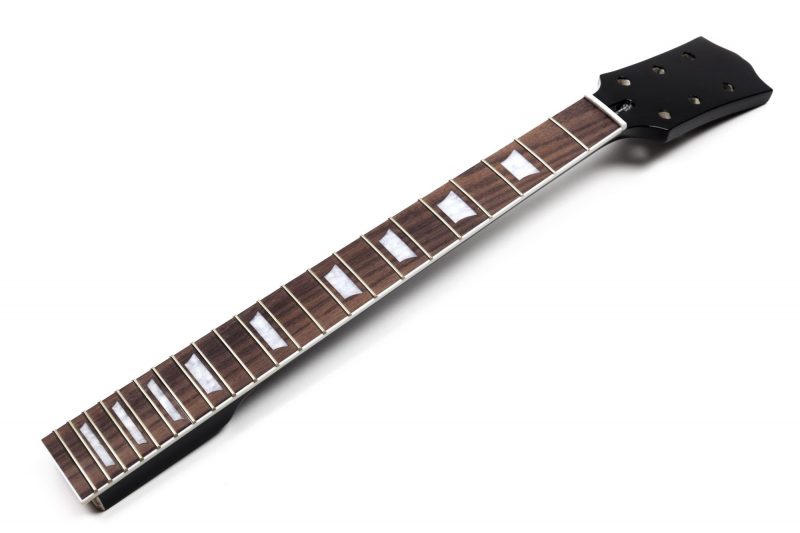 MASTIL LES PAUL DE ARCE Y PALO ROSA TRAPECIOS NEGRO