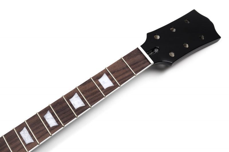 MASTIL LES PAUL DE ARCE Y PALO ROSA TRAPECIOS NEGRO