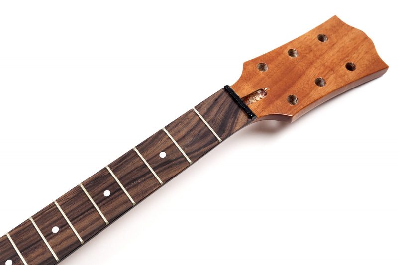 CLEAR GLOSS MAHOGANY & ROSEWOOD LES PAUL NECK
