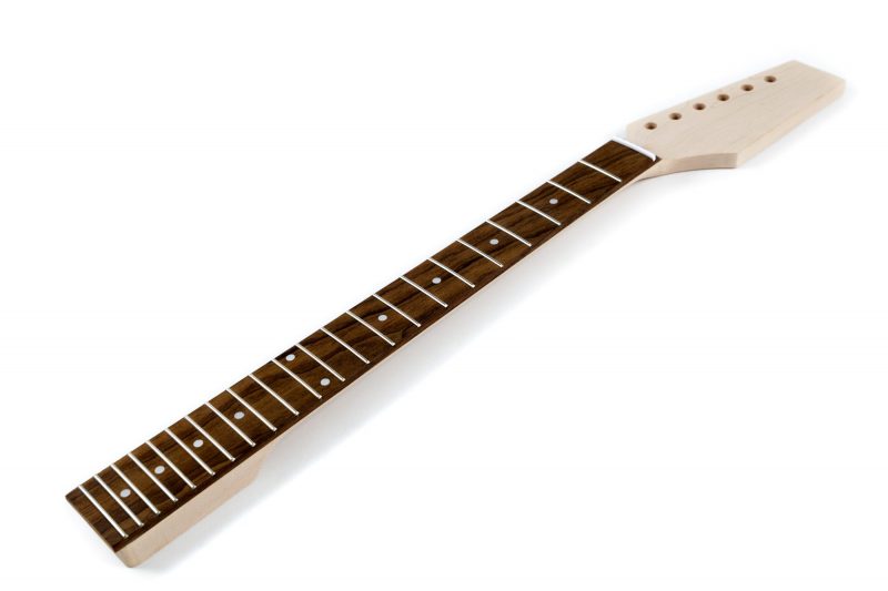 MASTIL TELECASTER DE ARCE Y BLACKWOOD TEK 22 TRASTES CEJILLA HUESO Y LÍNEA TRASERA
