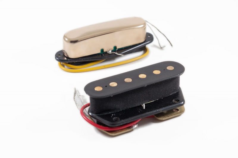 SET DE PASTILLAS TELECASTER SINGLE COIL DORADO