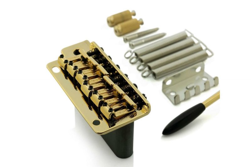 GOLD WV2 STRATOCASTER TREMOLO BRIDGE