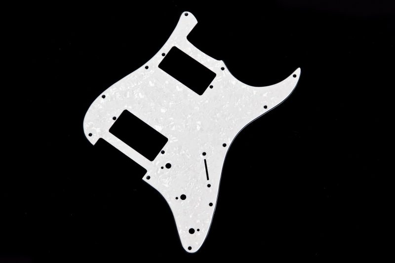 PICKGUARD STRATOCASTER HH BLANCO PERLADO