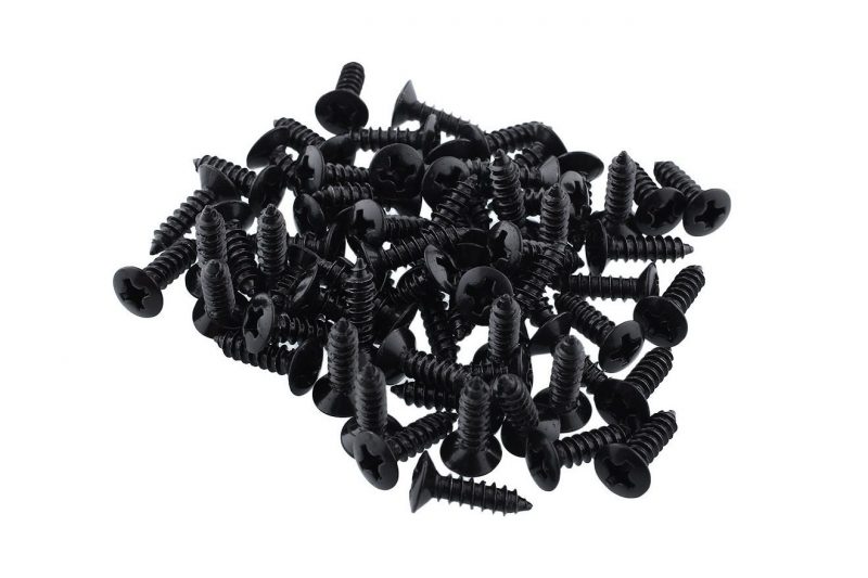 TORNILLOS PARA PICKGUARD Y TAPAS TRASERAS NEGROS