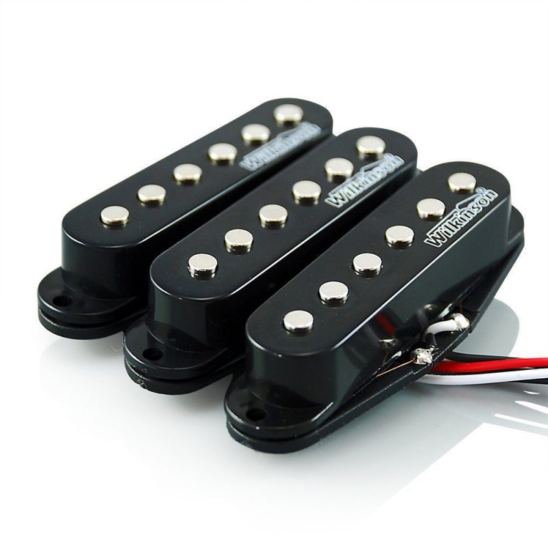 BLACK WILKINSON HIGH OUTPUT MWHS SINGLE COIL PICKUPS