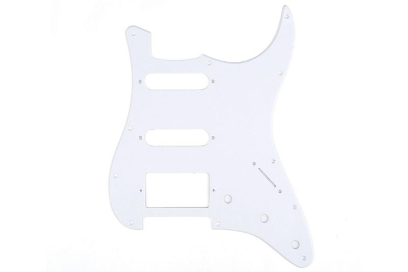PICKGUARD STRATOCASTER HSS BLANCO 1 CAPA