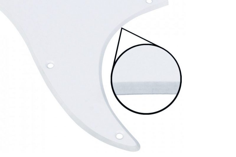 PICKGUARD STRATOCASTER HH BLANCO 1 CAPA