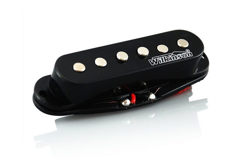 BLACK WILKINSON VINTAGE 60's MWVS SINGLE COIL PICKUPS