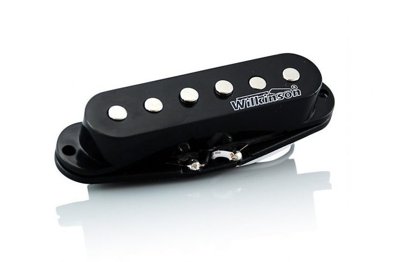 BLACK WILKINSON VINTAGE 60's MWVS SINGLE COIL PICKUPS