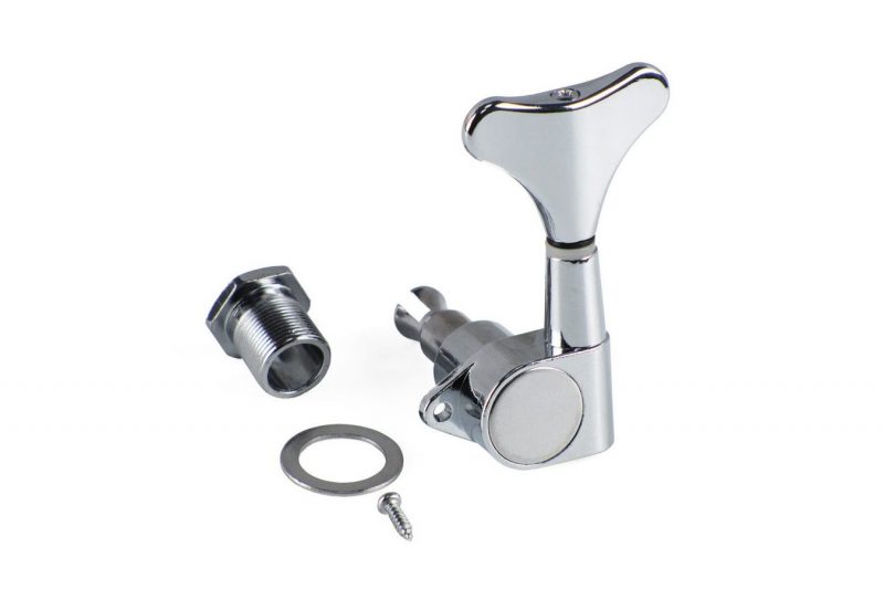 CHROME MHB 02 BASS FISHTAIL MACHINE HEADS