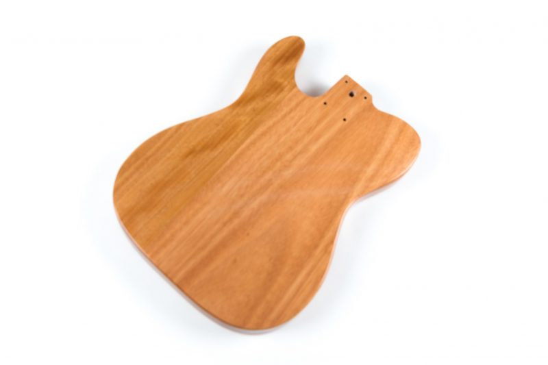 NATURAL FINISH MAHOGANY TELECASTER GUITAR BODY