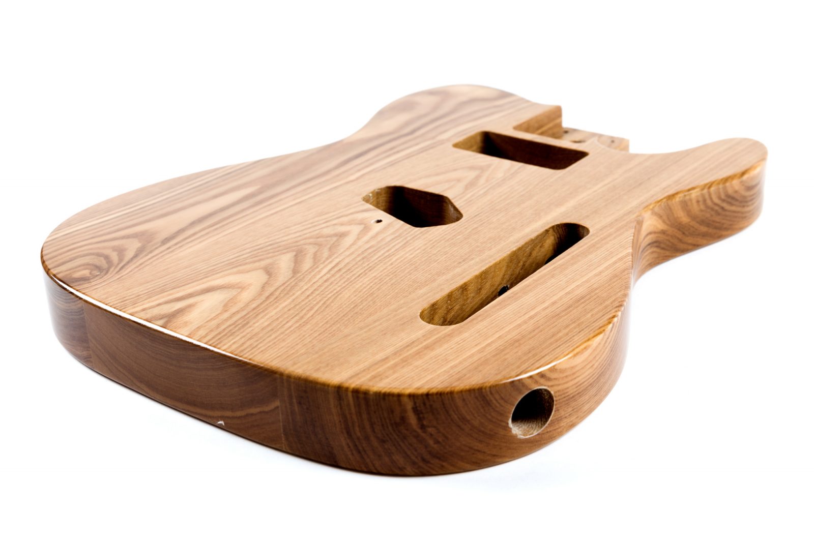 NATURAL FINISH ASH TELECASTER GUITAR BODY Clandestine Guitars Tienda online de repuestos de