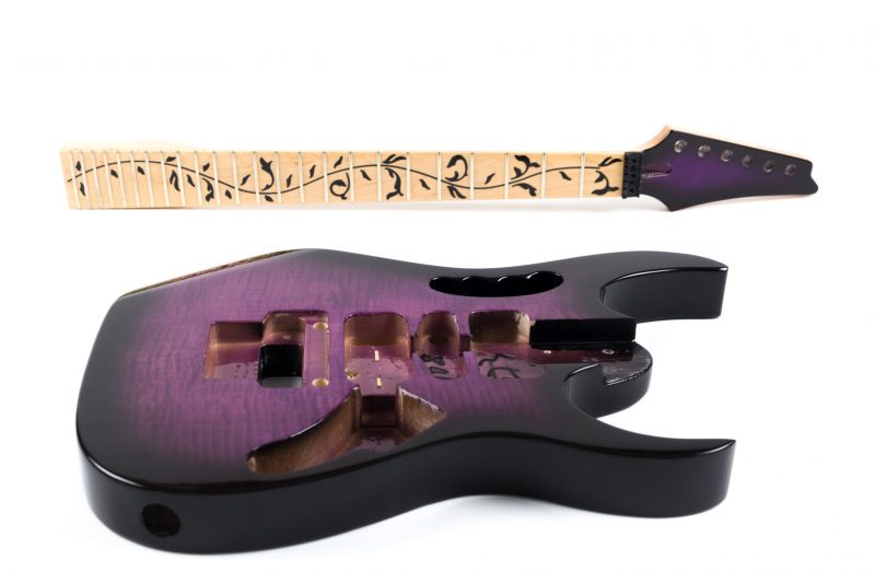 KIT DIY GUITARRA ELECTRICA JEM DE TILO MORADO