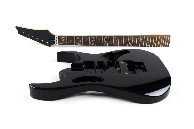 KIT DIY GUITARRA ELECTRICA JEM DE TILO NEGRO