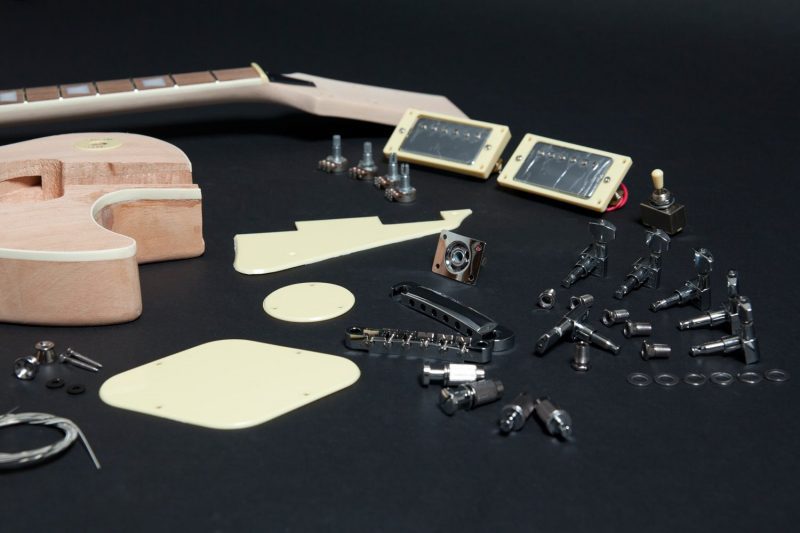 MAHOGANY SET-IN LES PAUL ELECTRIC GUITAR DIY KIT