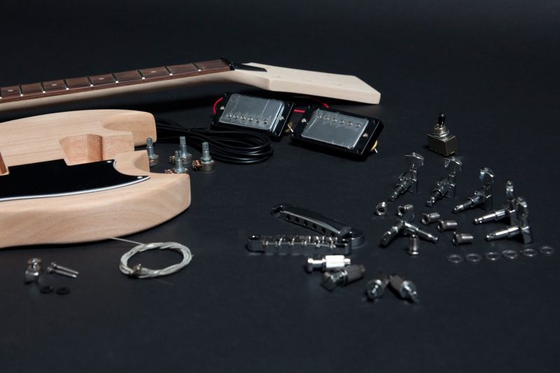 MAHOGANY SG ELECTRIC GUITAR DIY KIT