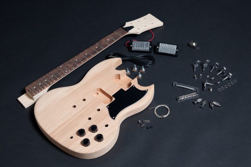 MAHOGANY SG ELECTRIC GUITAR DIY KIT