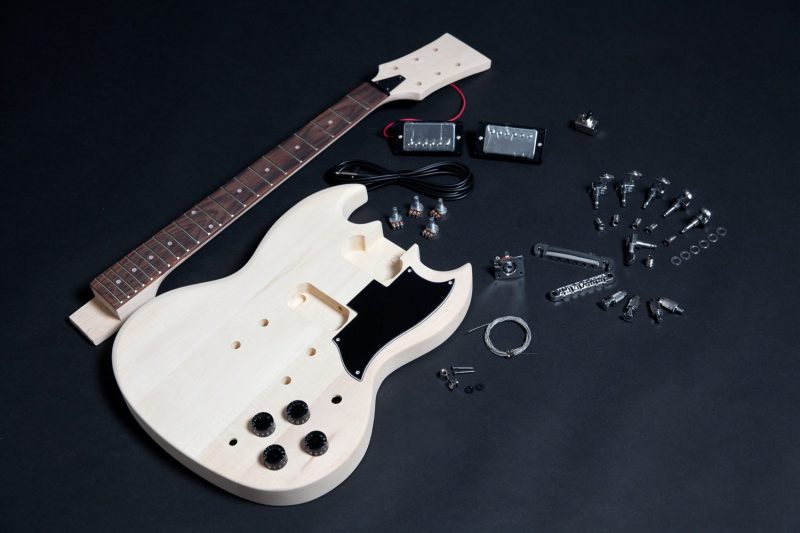 BASSWOOD SG ELECTRIC GUITAR DIY KIT