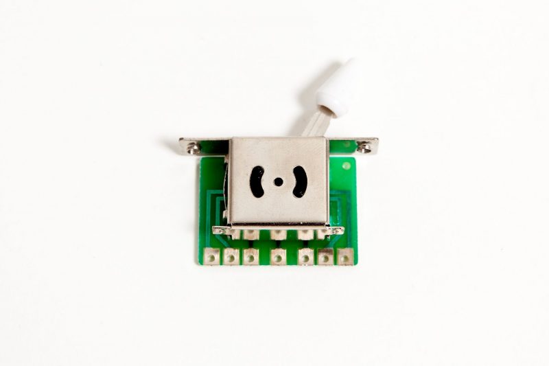 SELECTOR DE PASTILLAS 3 POSICIONES STRATOCASTER BLANCO