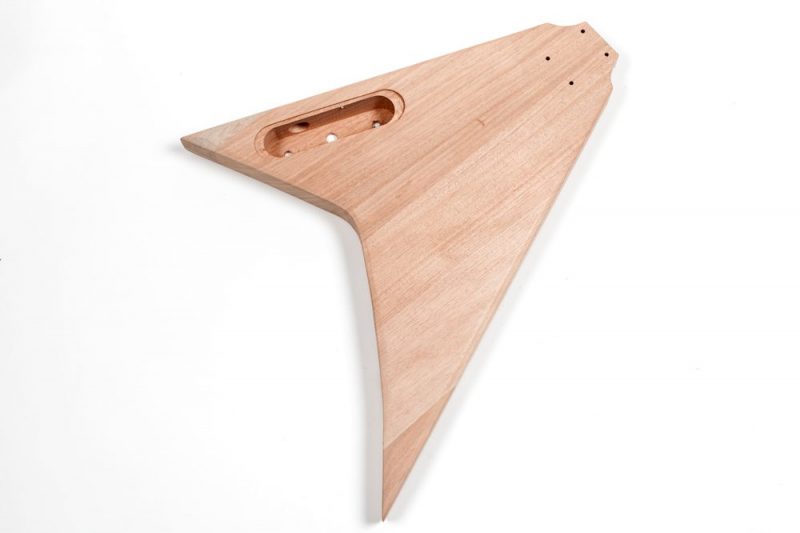 CUERPO FLYING V DE CAOBA