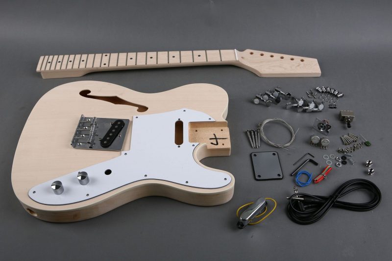 BASSWOOD TELECASTER THINLINE ELECTRIC GUITAR DIY KIT