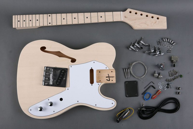 BASSWOOD TELECASTER THINLINE ELECTRIC GUITAR DIY KIT