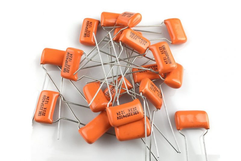 CONDENSADORES DE POLIESTER SPRAGUE ORANGE DROP 22NF 100V