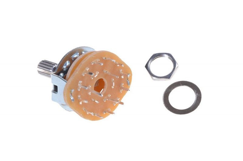 3 POLE 4 POSITION ROTARY SWITCH (3P4T)
