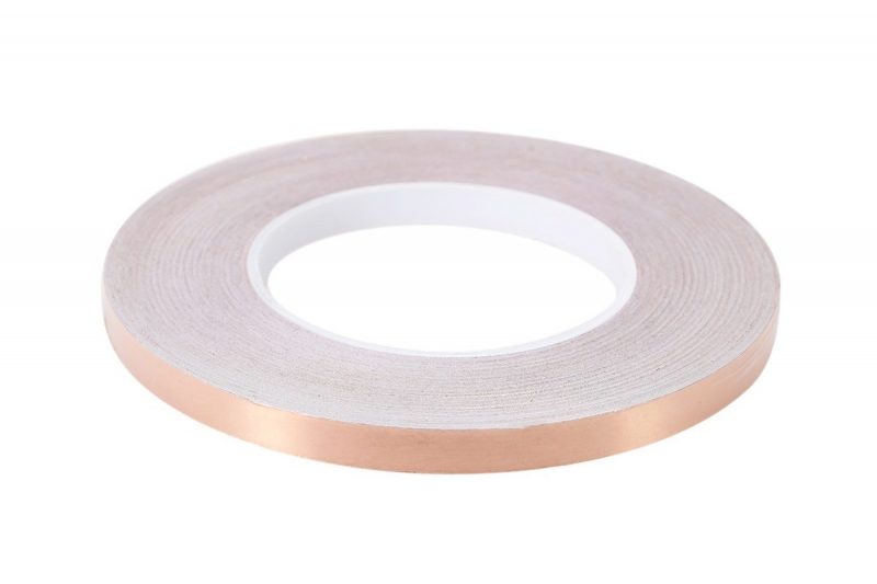 CINTA DE COBRE AUTOADHESIVA PARA APANTALLADO 10mm
