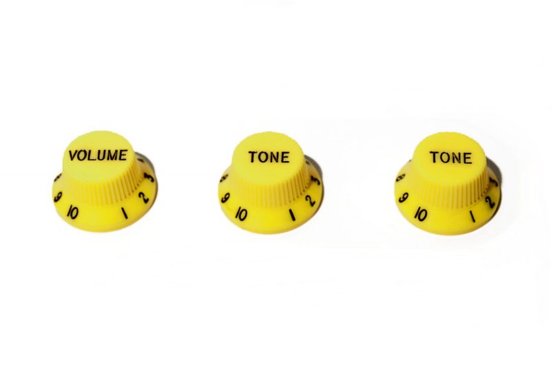 BOTONES STRATOCASTER AMARILLOS
