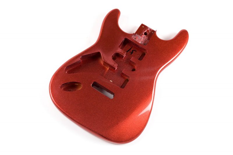 CUERPO STRATOCASTER ZURDO DE TILO CANDY RED