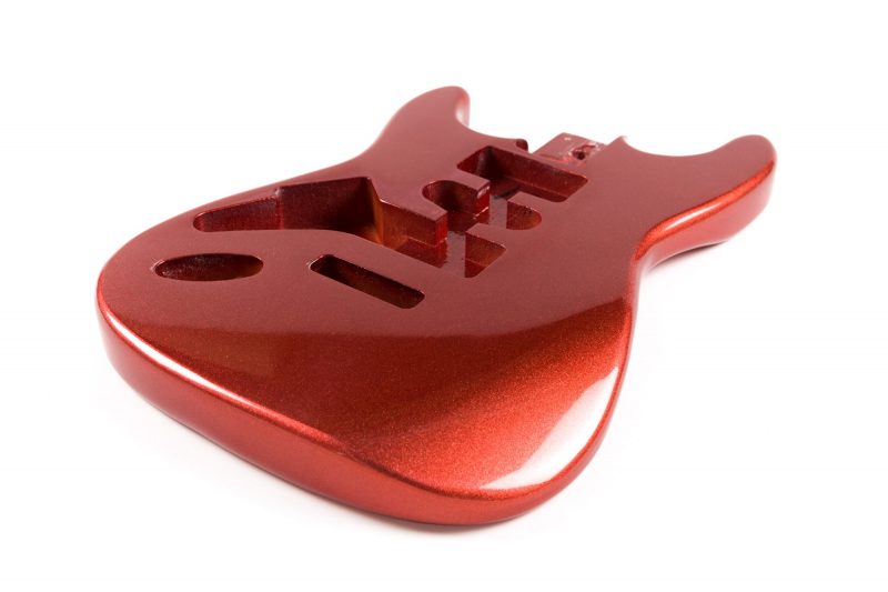 CUERPO STRATOCASTER ZURDO DE TILO CANDY RED