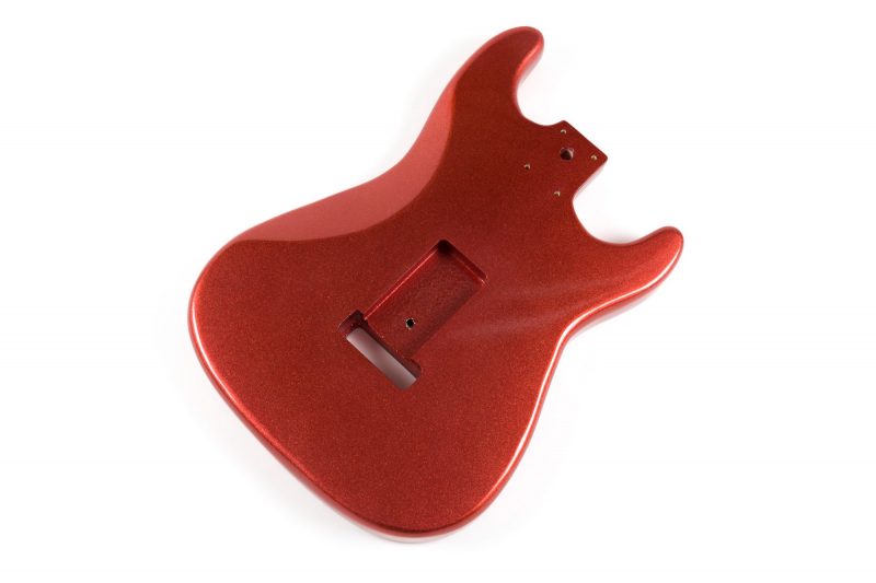 CUERPO STRATOCASTER ZURDO DE TILO CANDY RED
