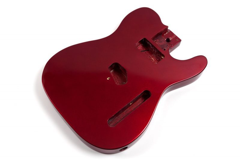 CUERPO TELECASTER DE TILO ROJO METÁLICO