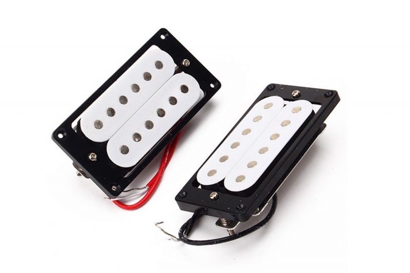 PASTILLAS HUMBUCKER BLANCAS ESTANDAR