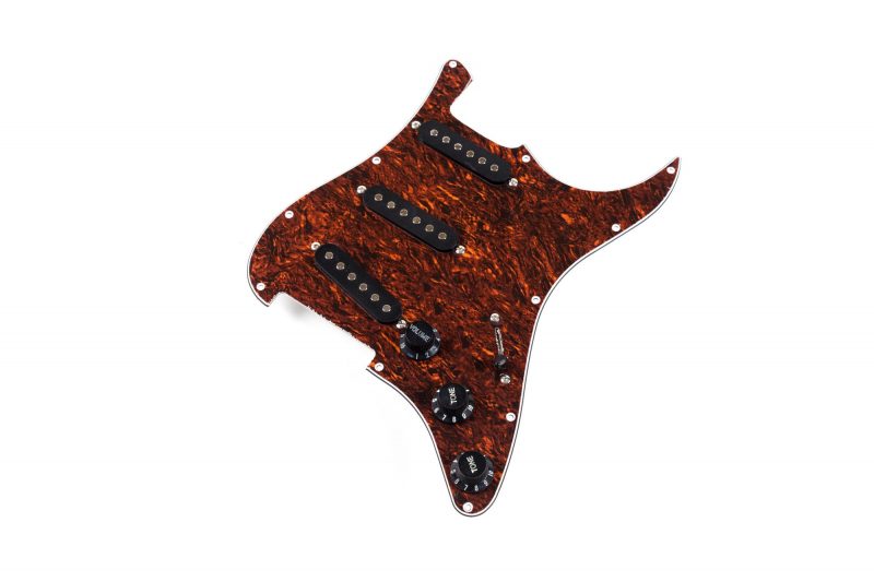 PICKGUARD STRATOCASTER SSS ROJO TORTOISE COMPLETO