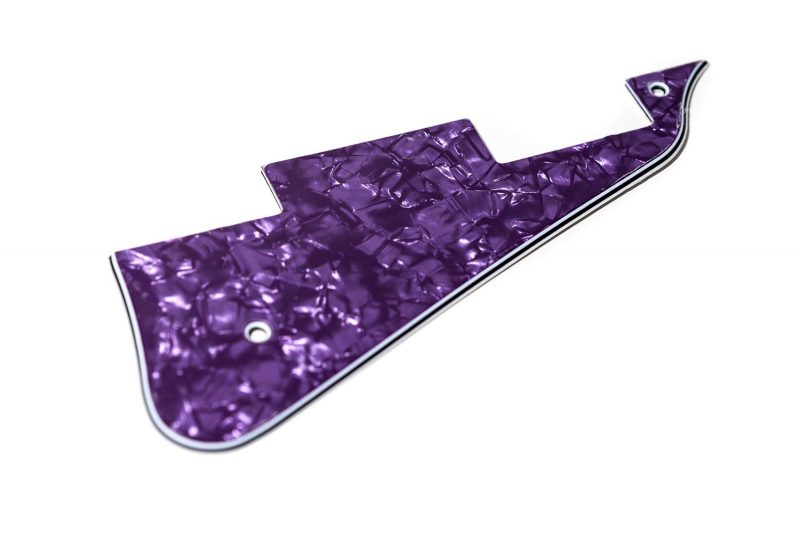 PURPLE PEARL LES PAUL PICKGUARD