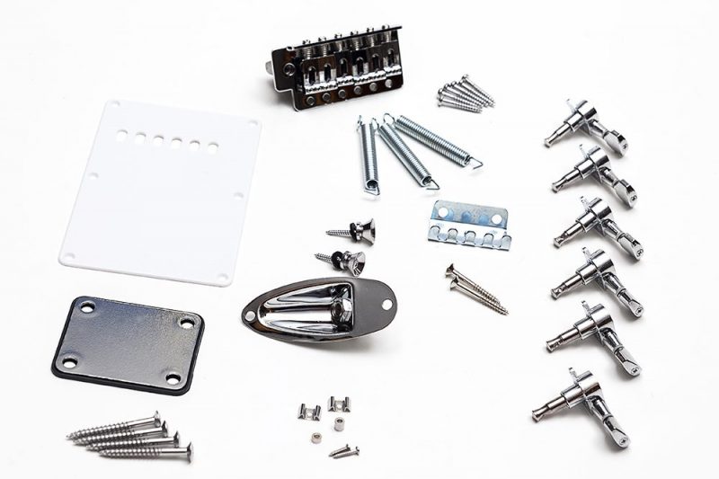 CHROME STRATOCASTER HARDWARE KIT
