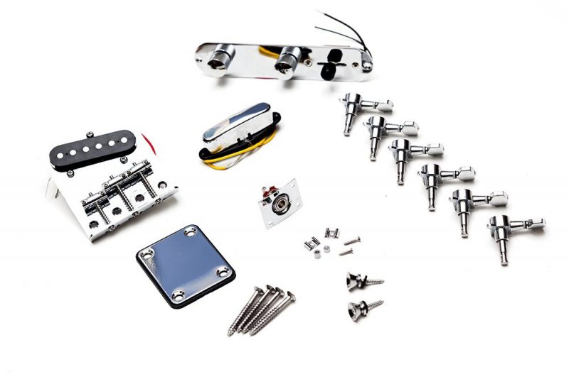 CHROME TELECASTER HARDWARE KIT Clandestine Guitars Tienda online de
