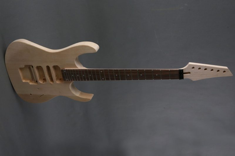 KIT DIY GUITARRA ELECTRICA JS DE CAOBA