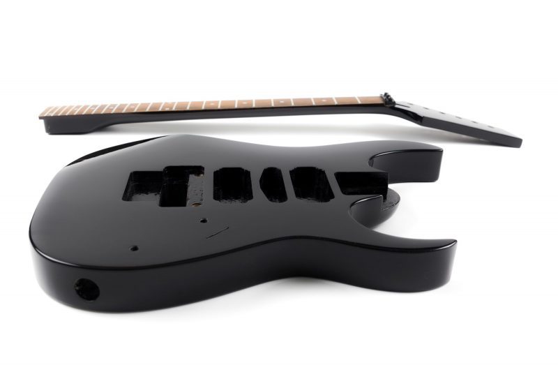 KIT DIY GUITARRA ELECTRICA JS DE TILO NEGRO