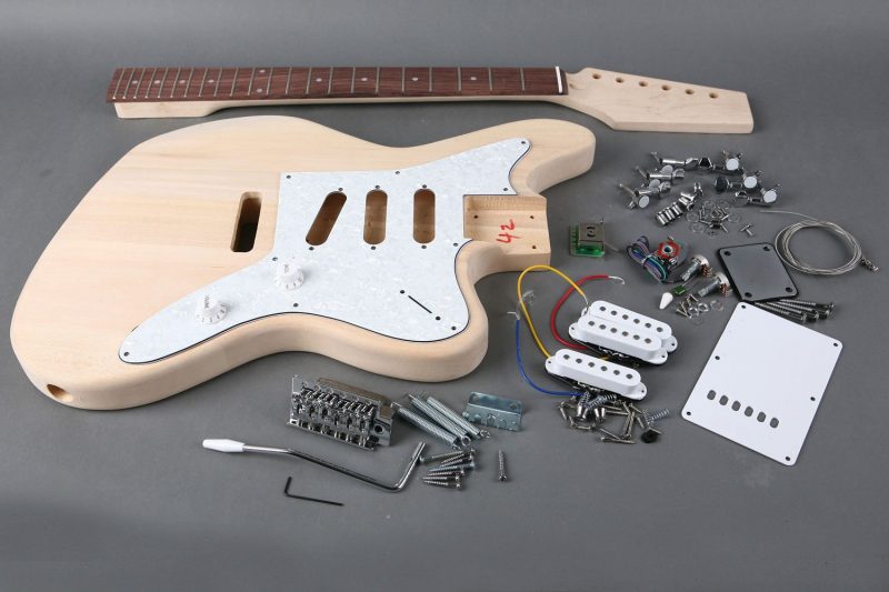 KIT DIY GUITARRA ELECTRICA JAGUAR DE FRESNO