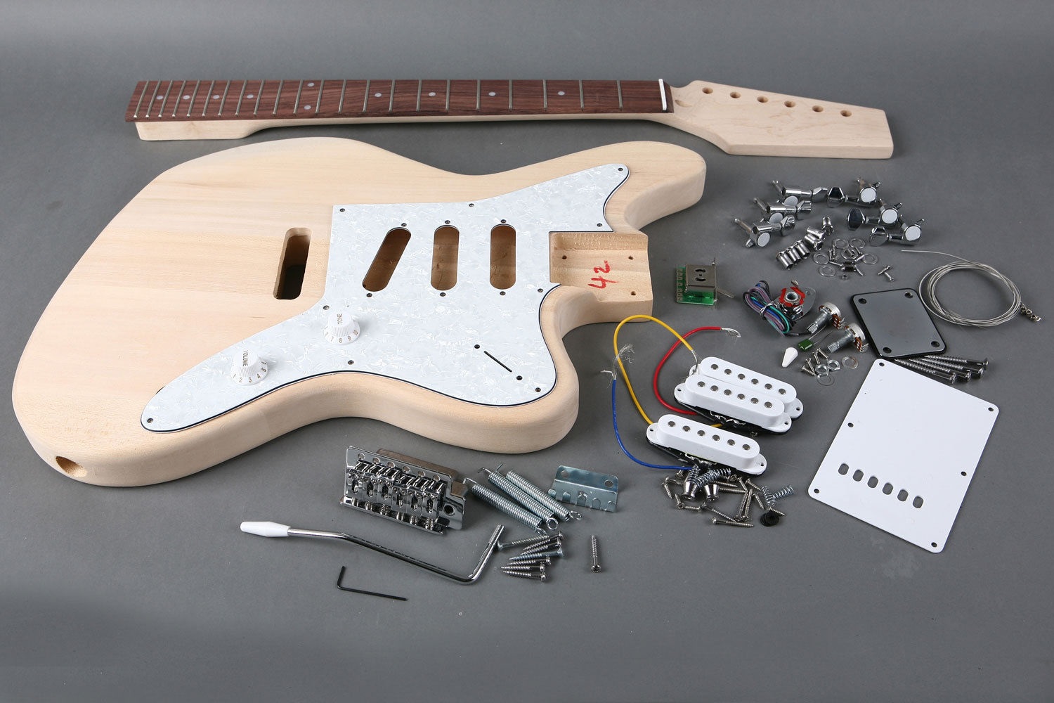 Basswood Jaguar Electric Guitar Diy Kit Clandestine Guitars Tienda Online De Repuestos Guitarra