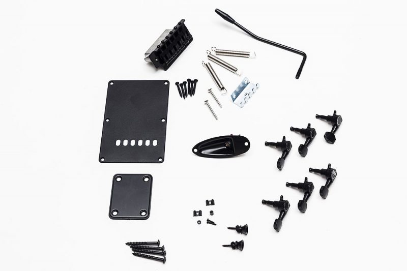 BLACK STRATOCASTER HARDWARE KIT